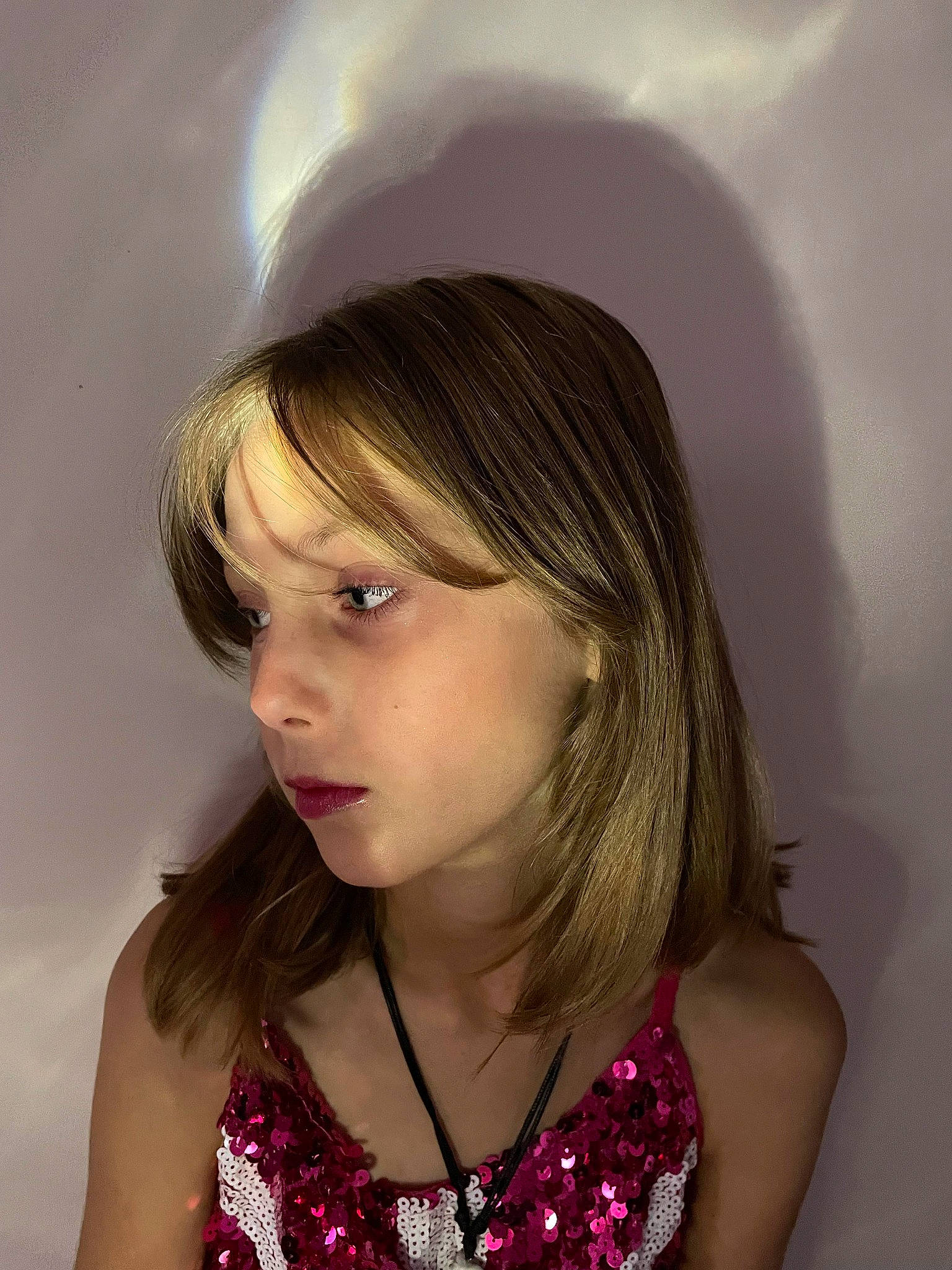 Ashley participe au concours pour gagner de l'argent avec cette photo : bangs, beauty, cheek, chin, eye, eyebrow, eyelash, flash_photography, hair, happy, head, iris, layered_hair, lip, neck, nose, organ, person, pink, shoulder