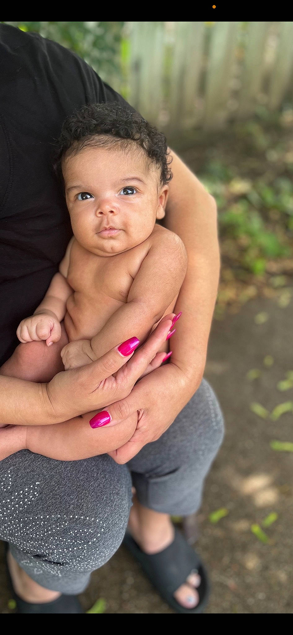 Remedy is registered to the contest to win money with this photo: abdomen, baby, chest, elbow, eye, finger, gesture, hand, happy, human_body, lip, mouth, nail, person, shoulder, skin, stomach, thigh, thumb, toddler