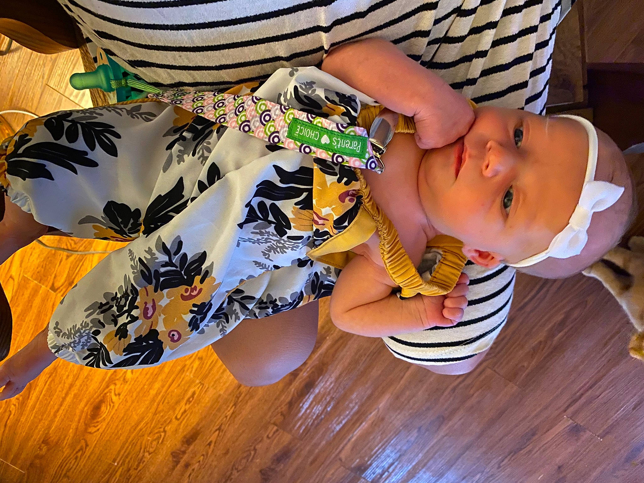 Hazel is registered to the contest to win money with this photo: child, headwear, leaf, person, play, toddler