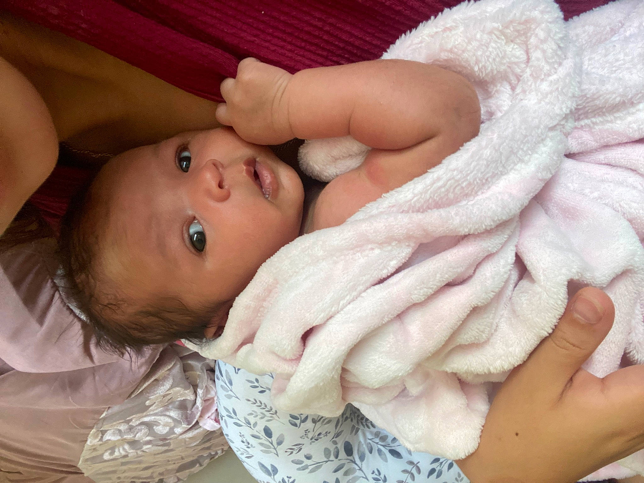 Alayla joined the competition — help win amazing prizes! baby, baby_sleeping, baby_toddler_clothing, cheek, chest, child, comfort, eyelash, finger, gesture, hand, human_body, iris, lip, mouth, nail, nose, person, skin, thumb