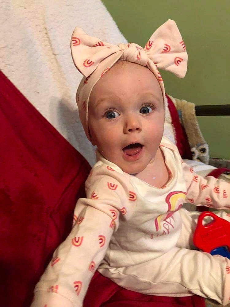 Lillianna joined the competition — help win amazing prizes! baby, baby_toddler_clothing, cap, cheek, child, costume_hat, event, eye, face, fashion_accessory, happy, hat, head, headpiece, peach, person, pink, skin, sleeve, smile