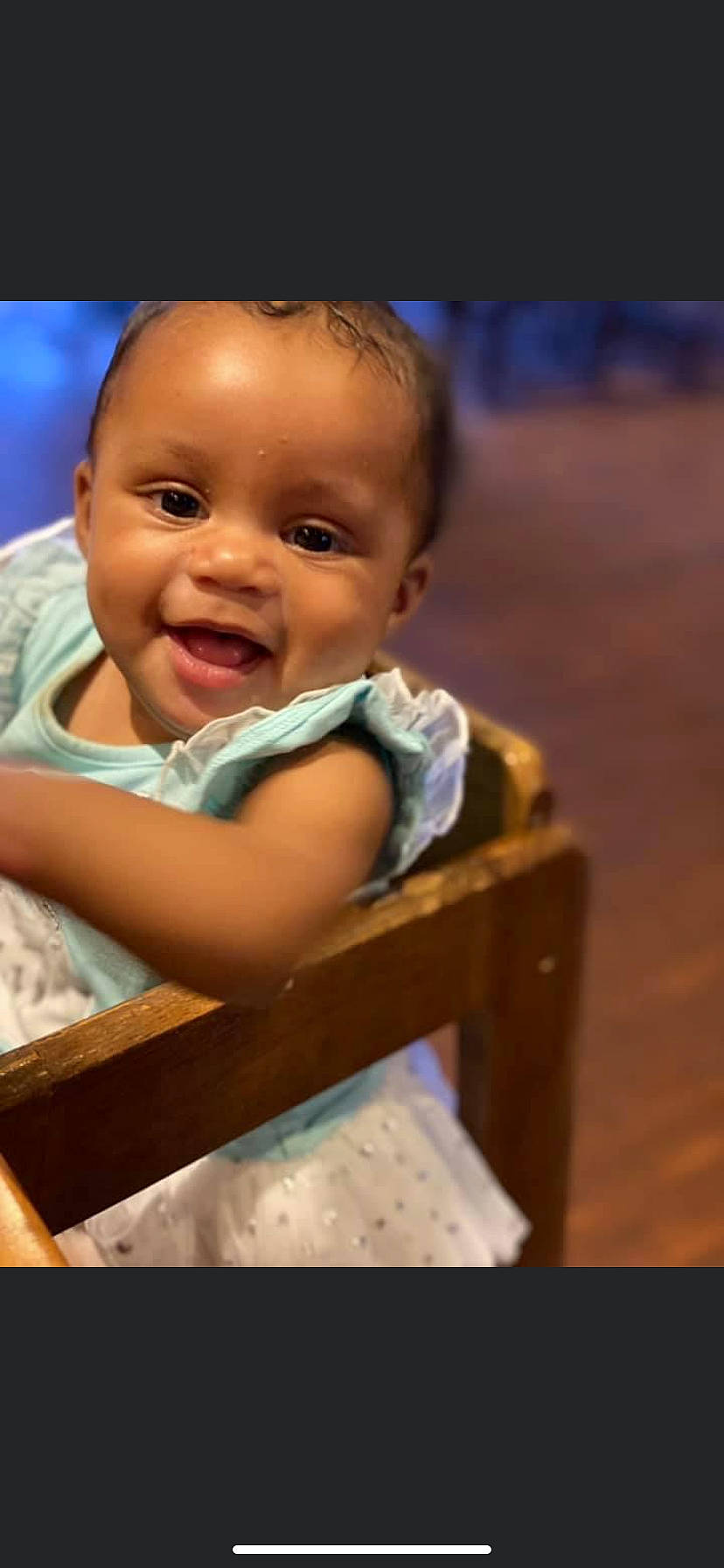 Kathryn joined the competition — help win amazing prizes! baby, baby_toddler_clothing, chair, cheek, child, flash_photography, fun, happy, iris, laugh, leisure, nose, people_in_nature, person, play, room, sitting, skin, smile, toddler