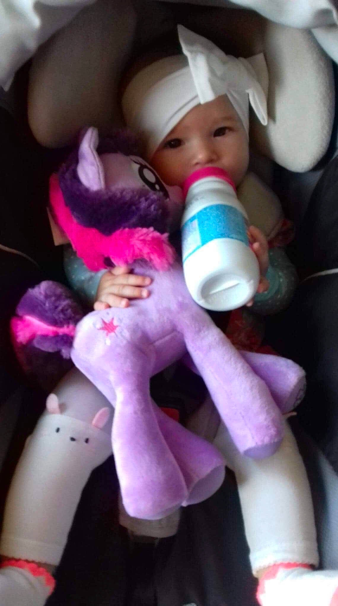 Djouléanna a rejoint le concours — aidez-le/la à gagner de superbes lots ! action_figure, child, doll, figurine, headwear, person, pink, toddler, toy