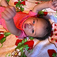 Zenobia is registered to the contest to win money with this photo: applique, baby, bed, blanket, bodypart, clothing, cushion, face, finger, furniture, hand, happy, head, homedecor, newborn, pattern, person, photography, portrait, quilt