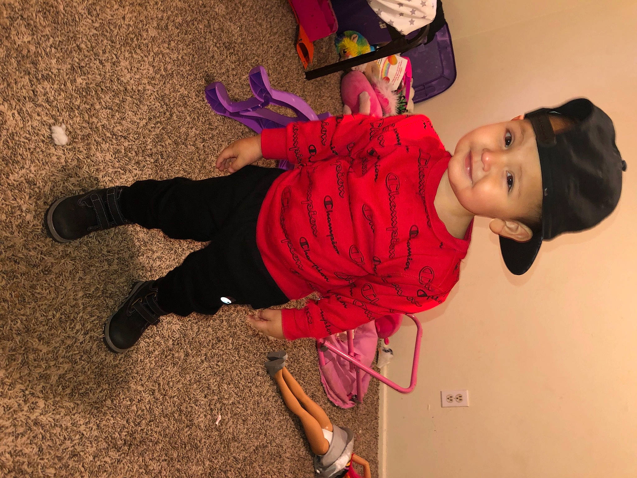 Jayy joined the competition — help win amazing prizes! child, fun, headwear, joy, person, pink