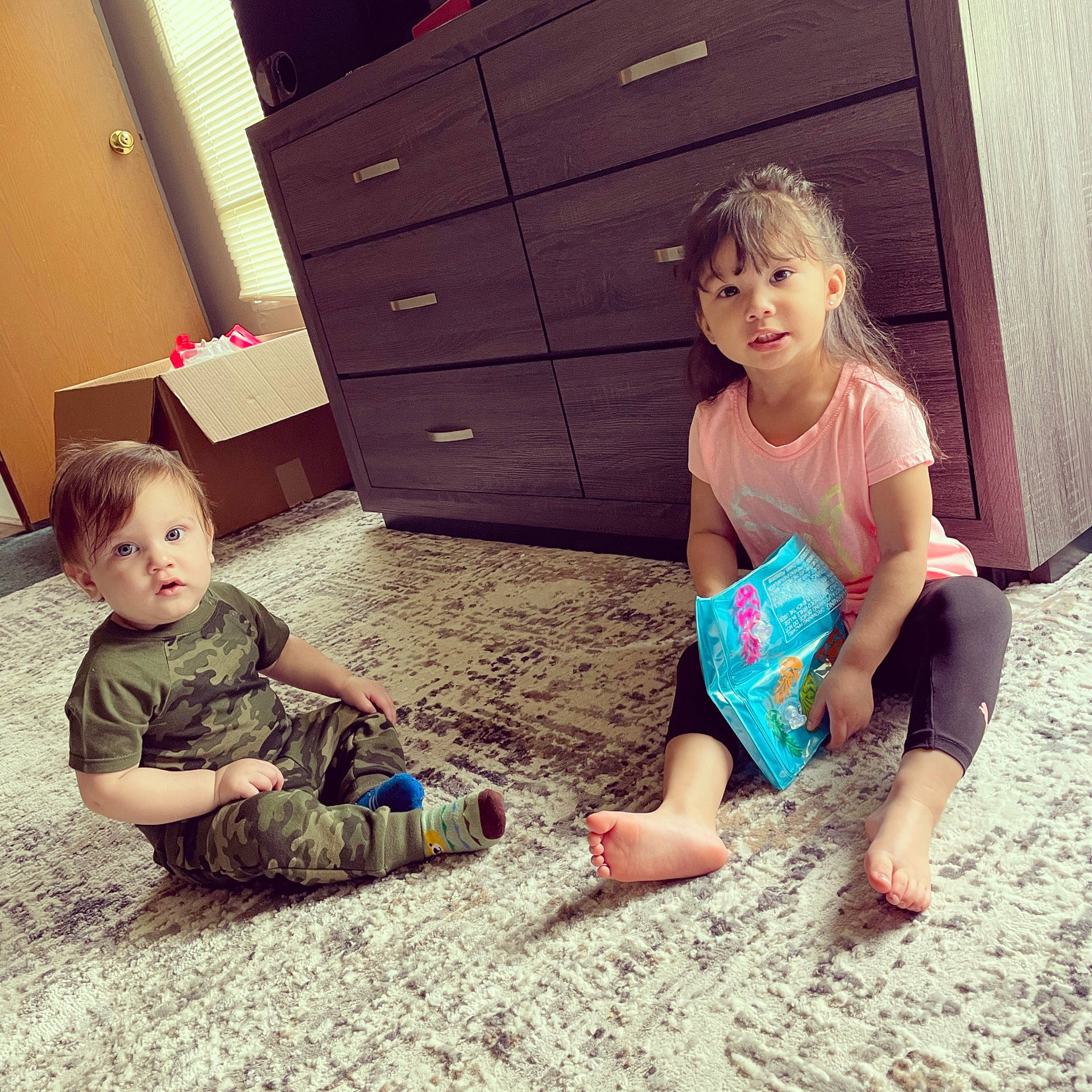 Axton joined the competition — help win amazing prizes! arm, cabinetry, clothing, drawer, facial_expression, finger, floor, flooring, hairstyle, happy, head, human, human_body, joint, leg, organ, person, shoe, standing, toddler