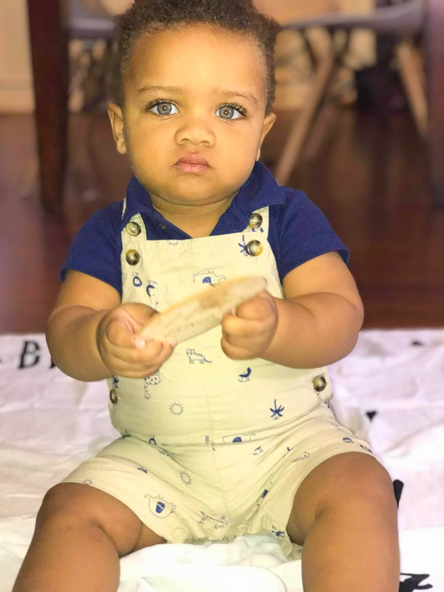 Mah'Ki joined the competition — help win amazing prizes! baby, baby_toddler_clothing, cheek, child, chin, dress, elbow, eye, face, finger, hand, happy, head, joint, mouth, nose, person, skin, sleeve, thigh