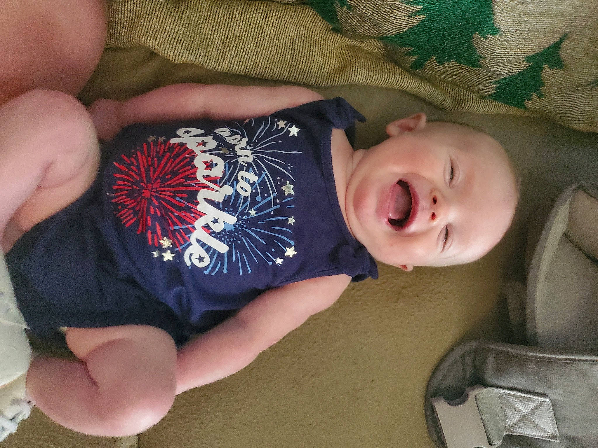 Aria joined the competition — help win amazing prizes! baby, baby_toddler_clothing, cheek, comfort, eye, facial_expression, finger, hand, human_body, leg, lip, mouth, neck, nose, organ, person, skin, sleeve, smile, thigh