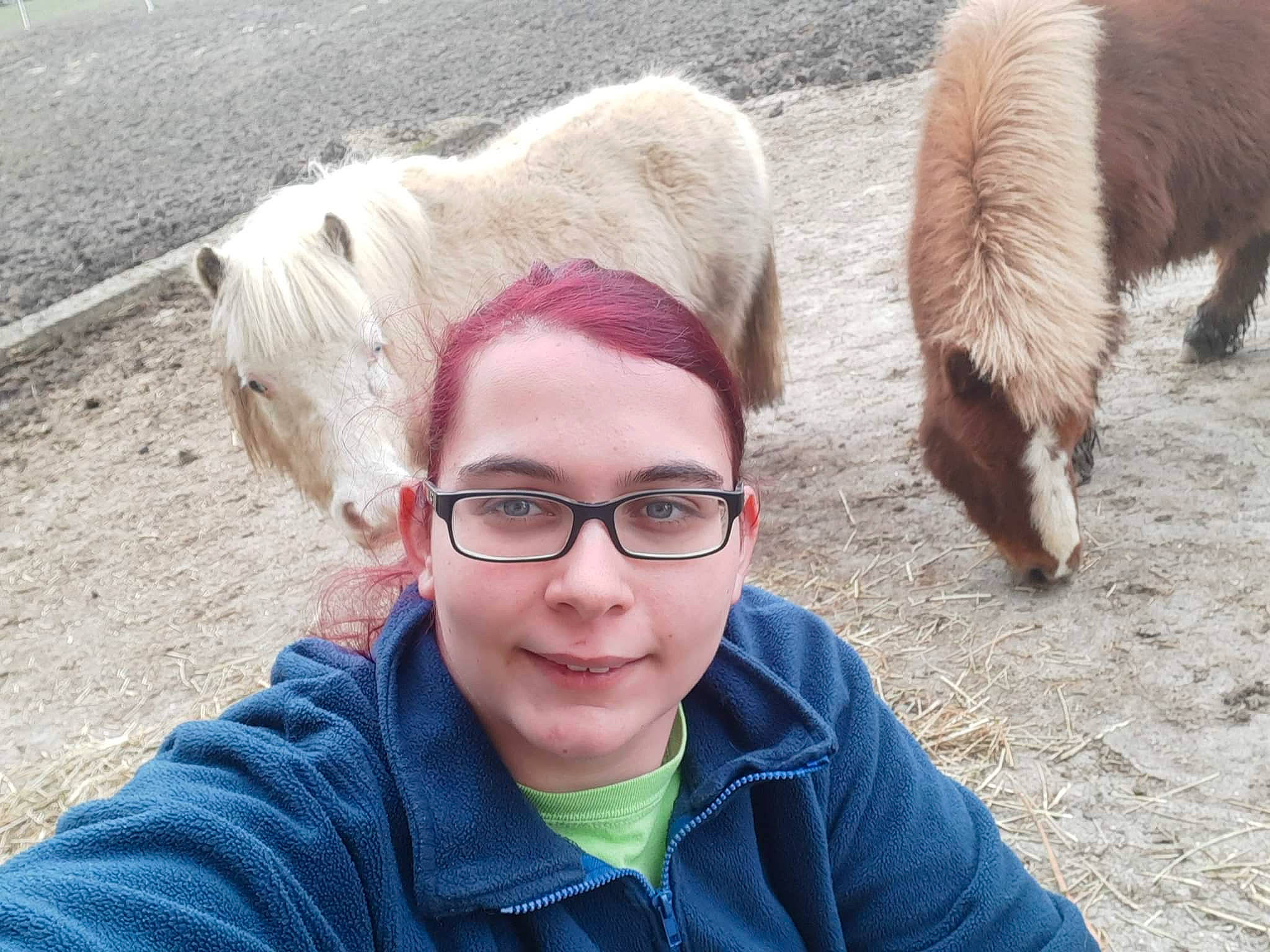 Bianca a rejoint le concours — aidez-le/la à gagner de superbes lots ! cool, face, fun, fur, glasses, hair, head, horse, livestock, mane, nose, photography, pony, selfie, shetland_pony, skin, sky, smile, tourism, wool