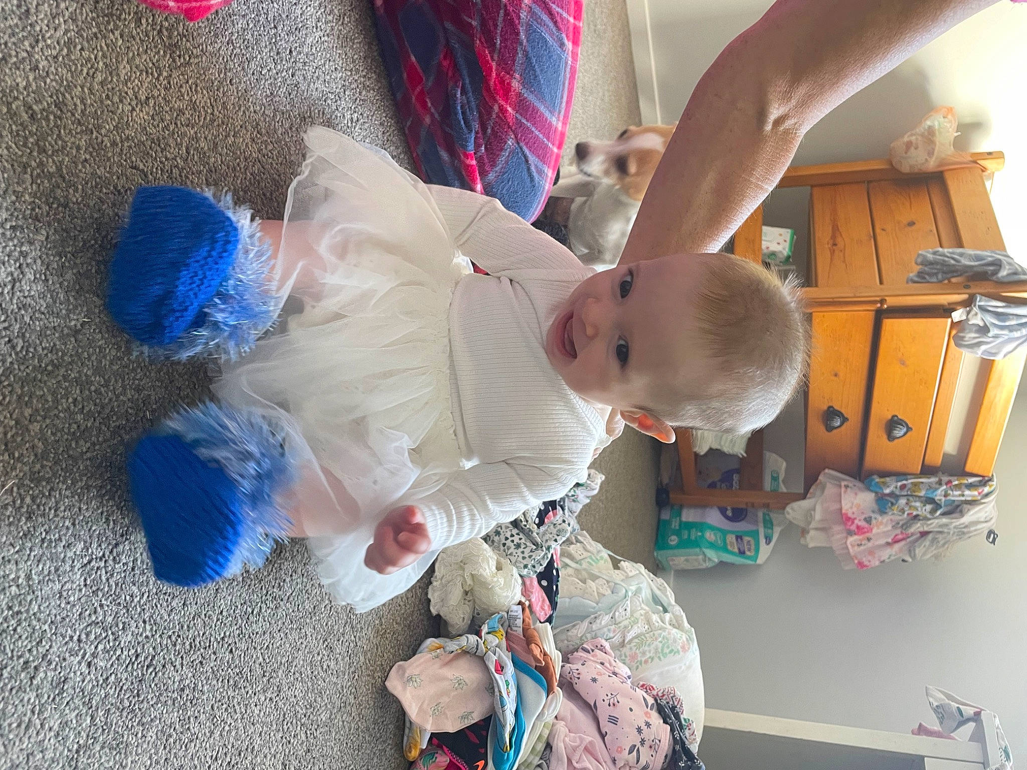 Willow joined the competition — help win amazing prizes! baby, baby_products, baby_safety, baby_toddler_clothing, baby_toys, blue, child, comfort, electric_blue, fun, person, play, room, sitting, textile, toddler