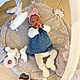 Safia participe au concours pour gagner de l'argent avec cette photo : baby, baby_gym, child, comfortable, cozy, curious, cute, denim_dress, floor_tiles, headband, indoor, infant, knit_booties, lying_down, mirror, pink_bow, play_mat, portrait, soft_toys, white_tights