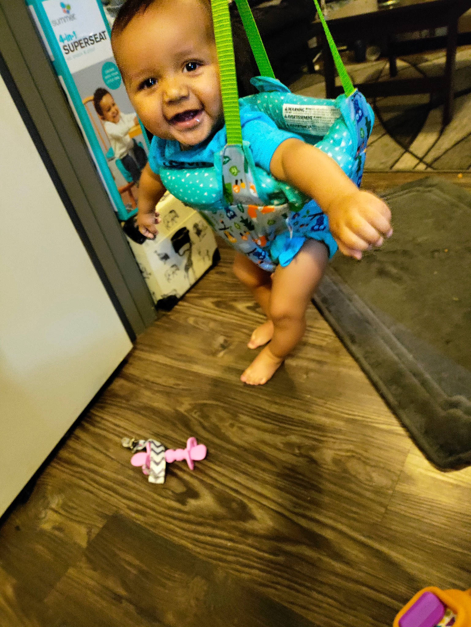 Memphis joined the competition — help win amazing prizes! baby, baby_toddler_clothing, child, facial_expression, floor, flooring, foot, fun, happy, hardwood, joy, leisure, person, photograph, recreation, skin, snapshot, toddler, varnish, white