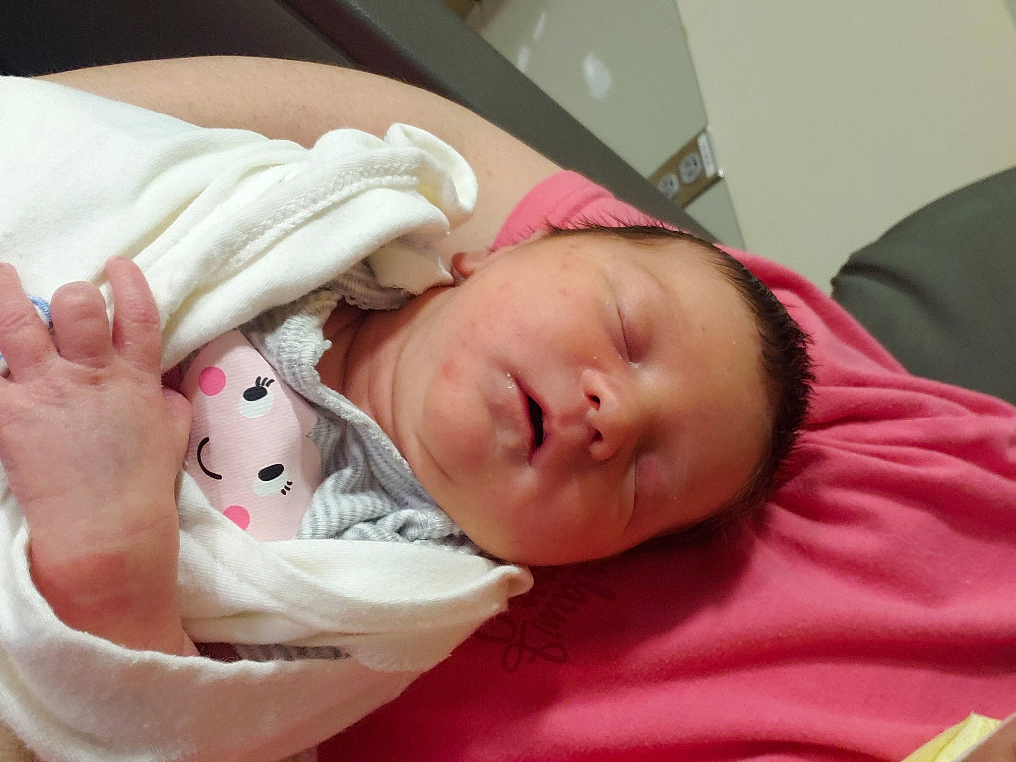 Hadley joined the competition — help win amazing prizes! baby, baby_products, baby_safety, baby_sleeping, baby_toddler_clothing, bedtime, cheek, child, comfort, facial_expression, finger, gesture, hand, linens, nail, nap, person, room, skin, sleep