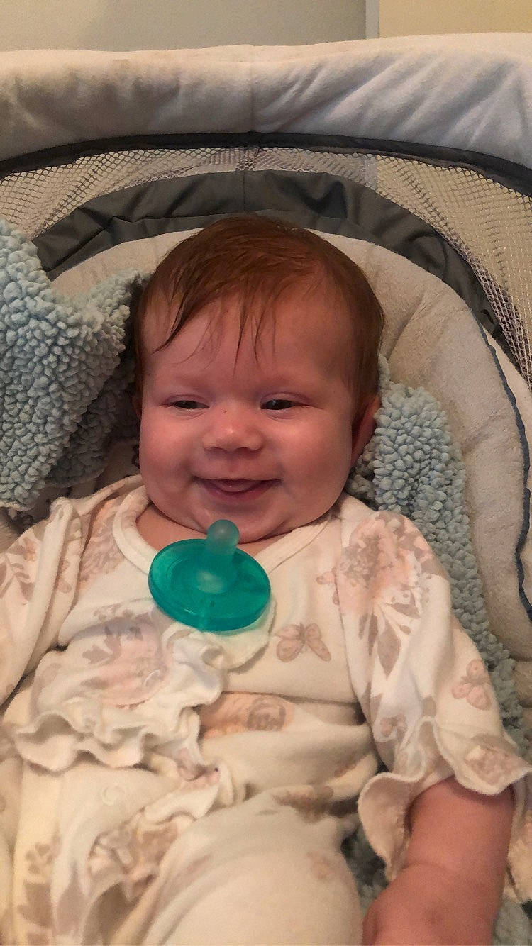 Lucille joined the competition — help win amazing prizes! cheek, chin, comfort, eye, eyebrow, face, facial_expression, head, human, iris, joy, mouth, nose, organ, person, product, skin, sleeve, smile, textile