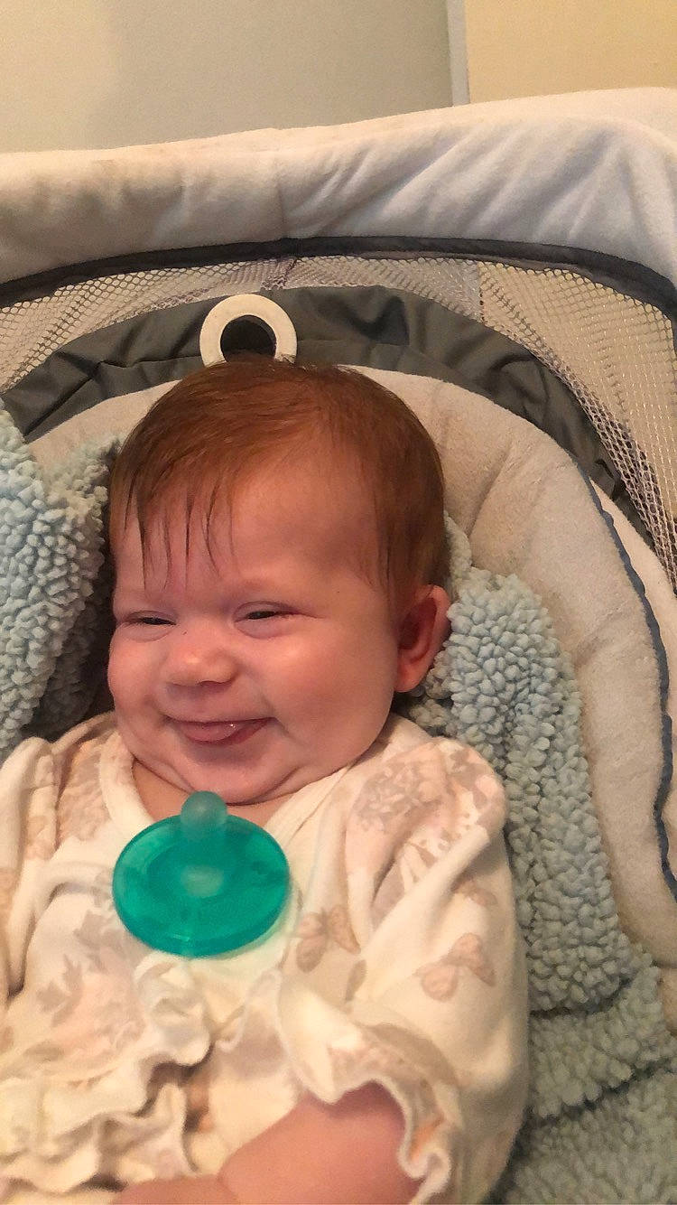 Lucille joined the competition — help win amazing prizes! baby, baby_products, baby_toddler_clothing, cheek, child, comfort, eye, eyebrow, face, happy, infant_bed, iris, joy, linens, mouth, nose, person, product, skin, smile