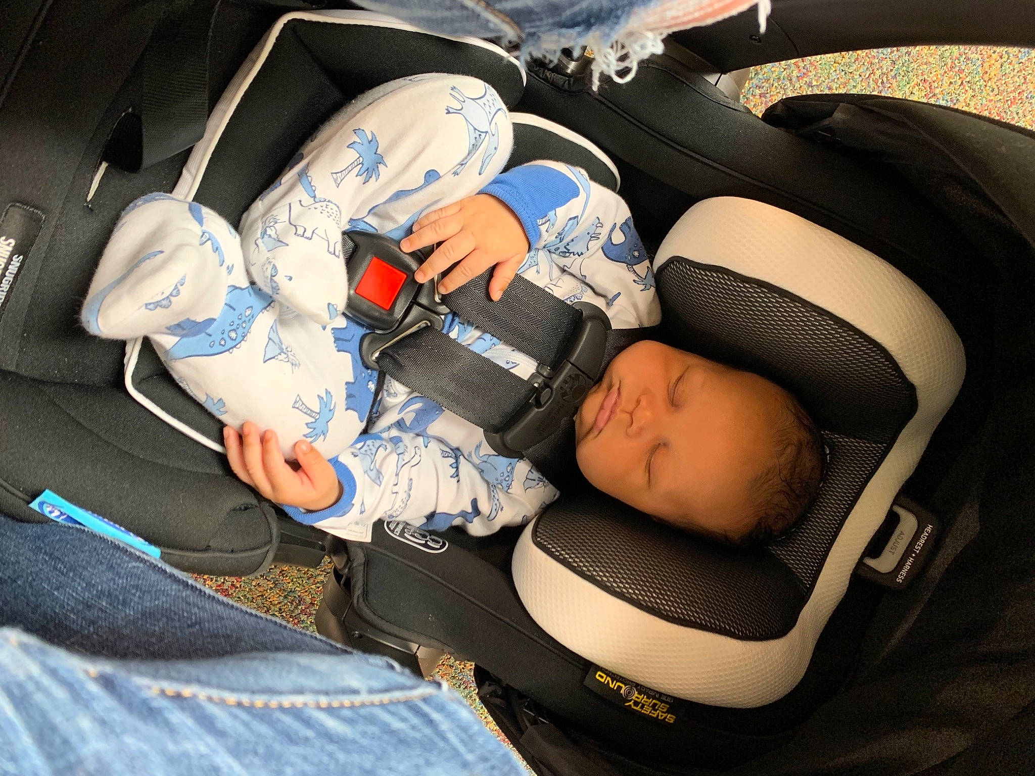 Malikai joined the competition — help win amazing prizes! auto_part, automotive_design, automotive_tire, baby_carriage, baby_in_car_seat, baby_products, bag, car_seat, car_seat_cover, comfort, elbow, hat, head_restraint, human_leg, knee, luxury_vehicle, motor_vehicle, person, personal_protective_equipment, thigh