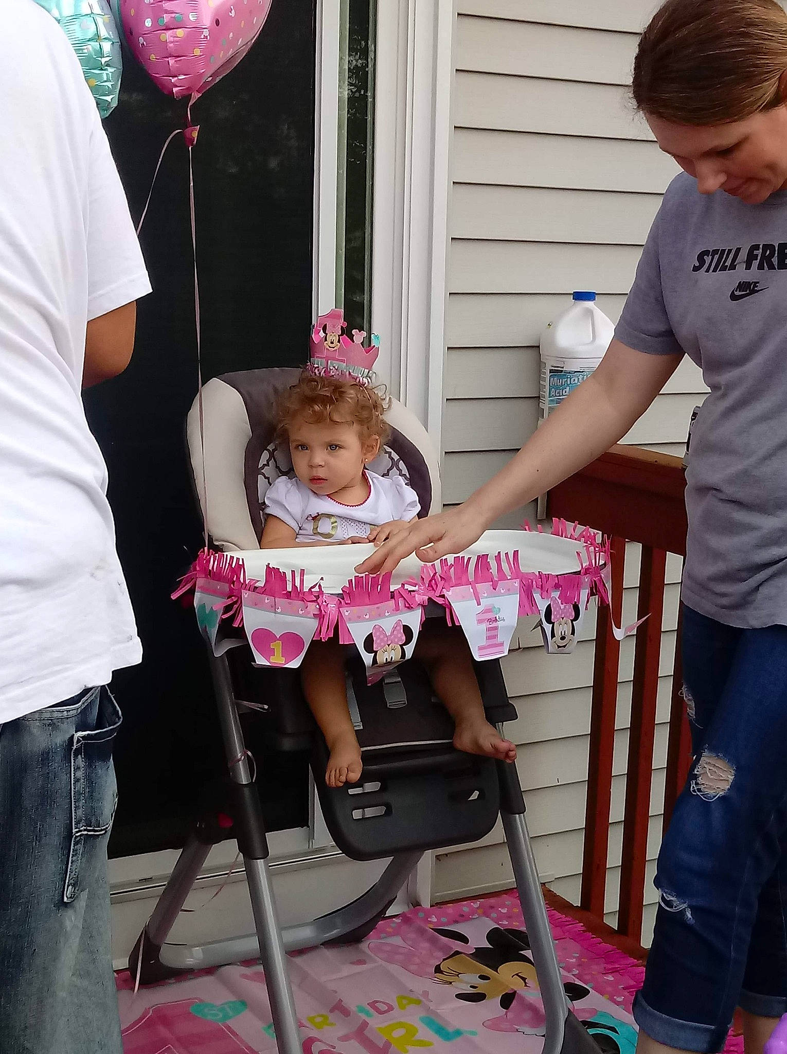 Cierra joined the competition — help win amazing prizes! baby_products, birthday, chair, child, daughter, furniture, party, person, pink, play, product, sitting, t_shirt, toddler