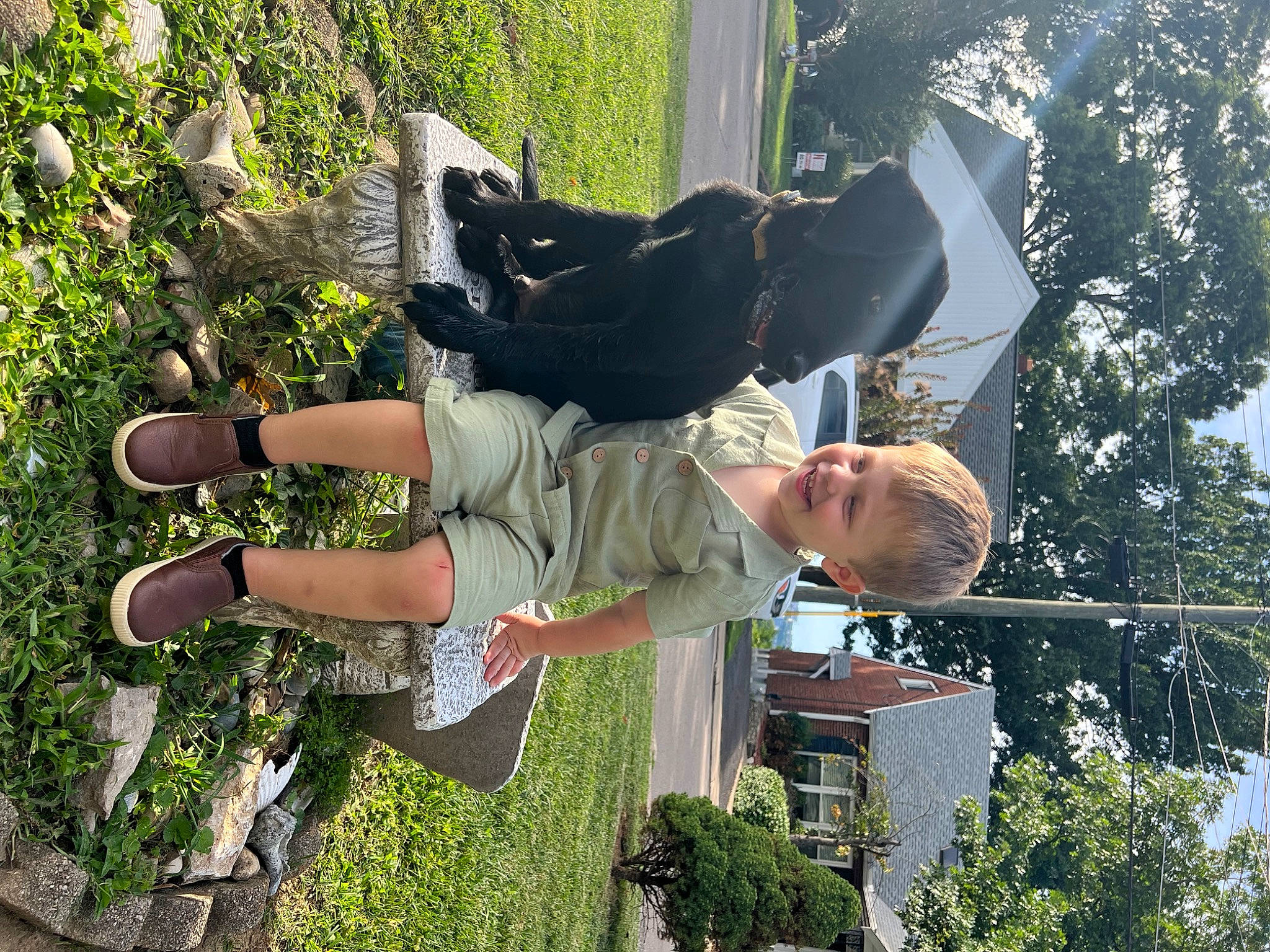 Carter joined the competition — help win amazing prizes! fun, grass, human_leg, joy, leisure, outdoor_shoe, people_in_nature, person, plant, recreation, spring, toddler, tree, walking_shoe