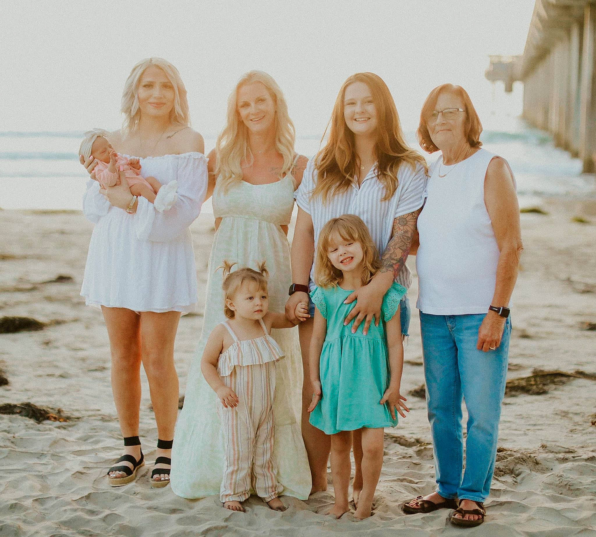 Kynlee joined the competition — help win amazing prizes! aqua, beach, body_of_water, clothing, dress, facial_expression, flash_photography, fun, gesture, hairstyle, happy, interaction, joy, leisure, people_in_nature, people_on_beach, person, sky, smile, standing