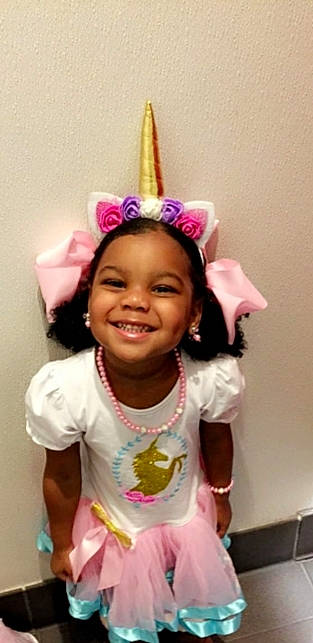 Harmony joined the competition — help win amazing prizes! birthday, child, costume, costume_hat, crown, ear, fashion_accessory, hair_accessory, happy, headgear, headpiece, joy, party, party_hat, party_supply, person, pink, smile, toddler