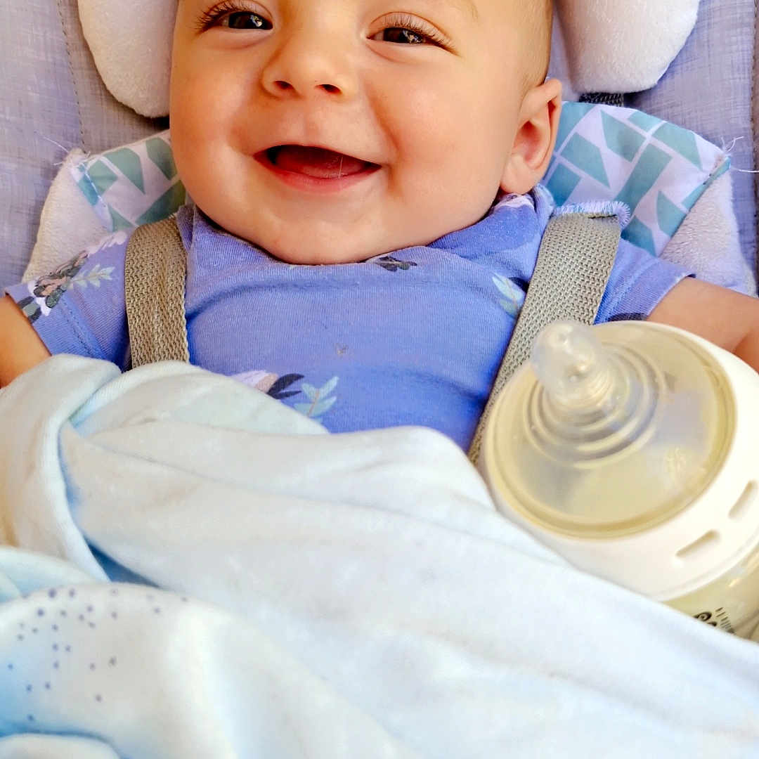 Dwayne joined the competition — help win amazing prizes! architecture, baby, babylaughing, blanket, bodypart, bonnet, building, cap, clothing, face, finger, hand, happy, hat, head, newborn, person, photography, portrait, smile