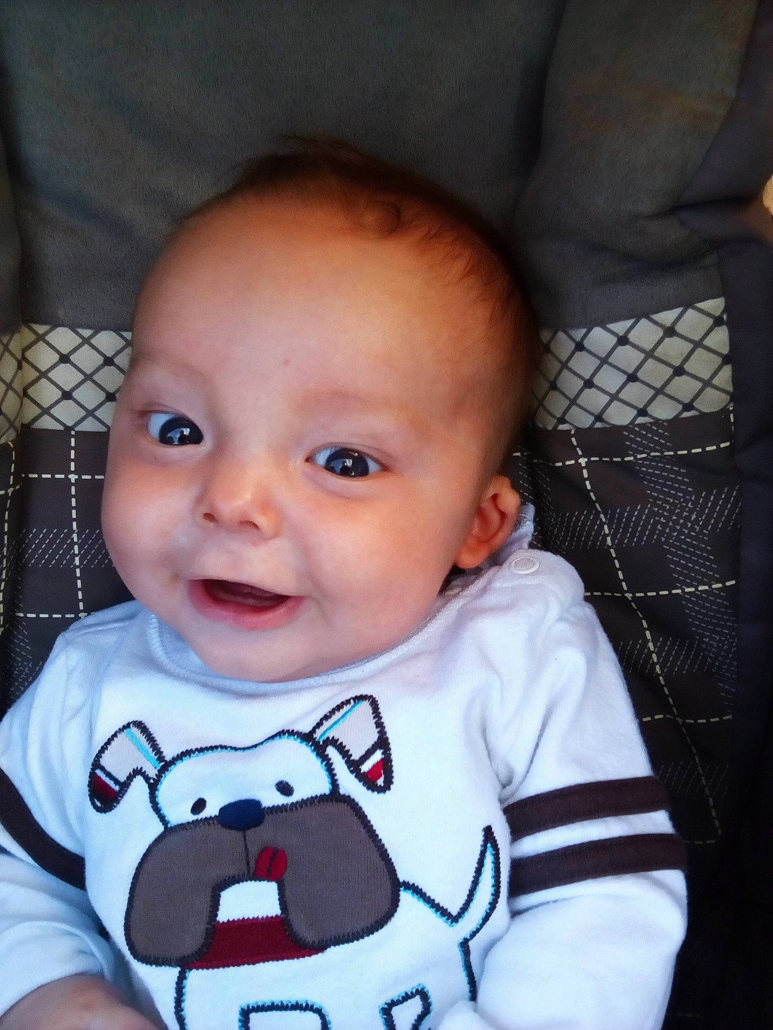 Teryn is registered to the contest to win money with this photo: baby, cheek, child, chin, eye, face, facial_expression, head, lip, mouth, nose, person, product, skin, smile, toddler