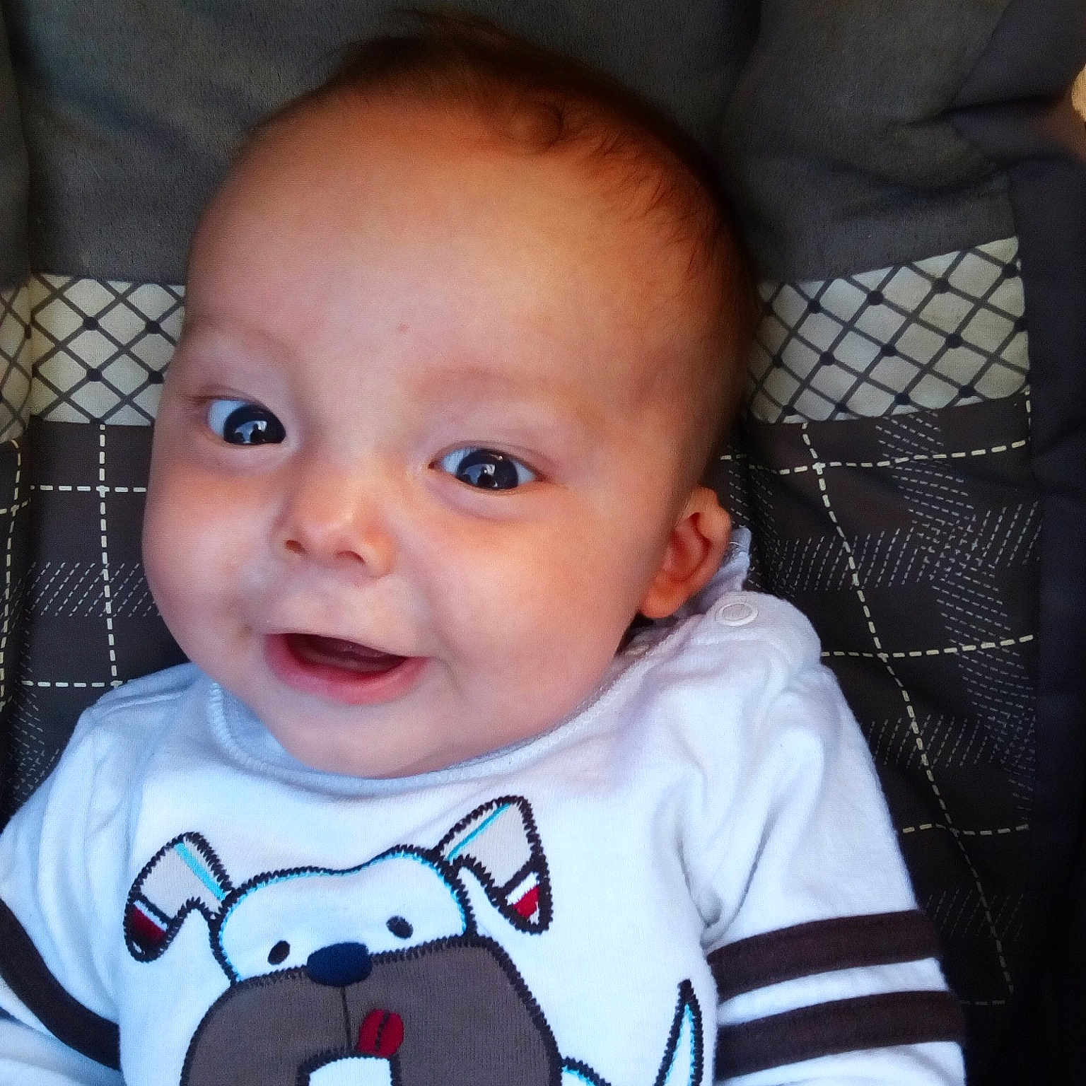 Teryn is registered to the contest to win money with this photo: baby, cheek, child, chin, eye, face, facial_expression, head, lip, mouth, nose, person, product, skin, smile, toddler