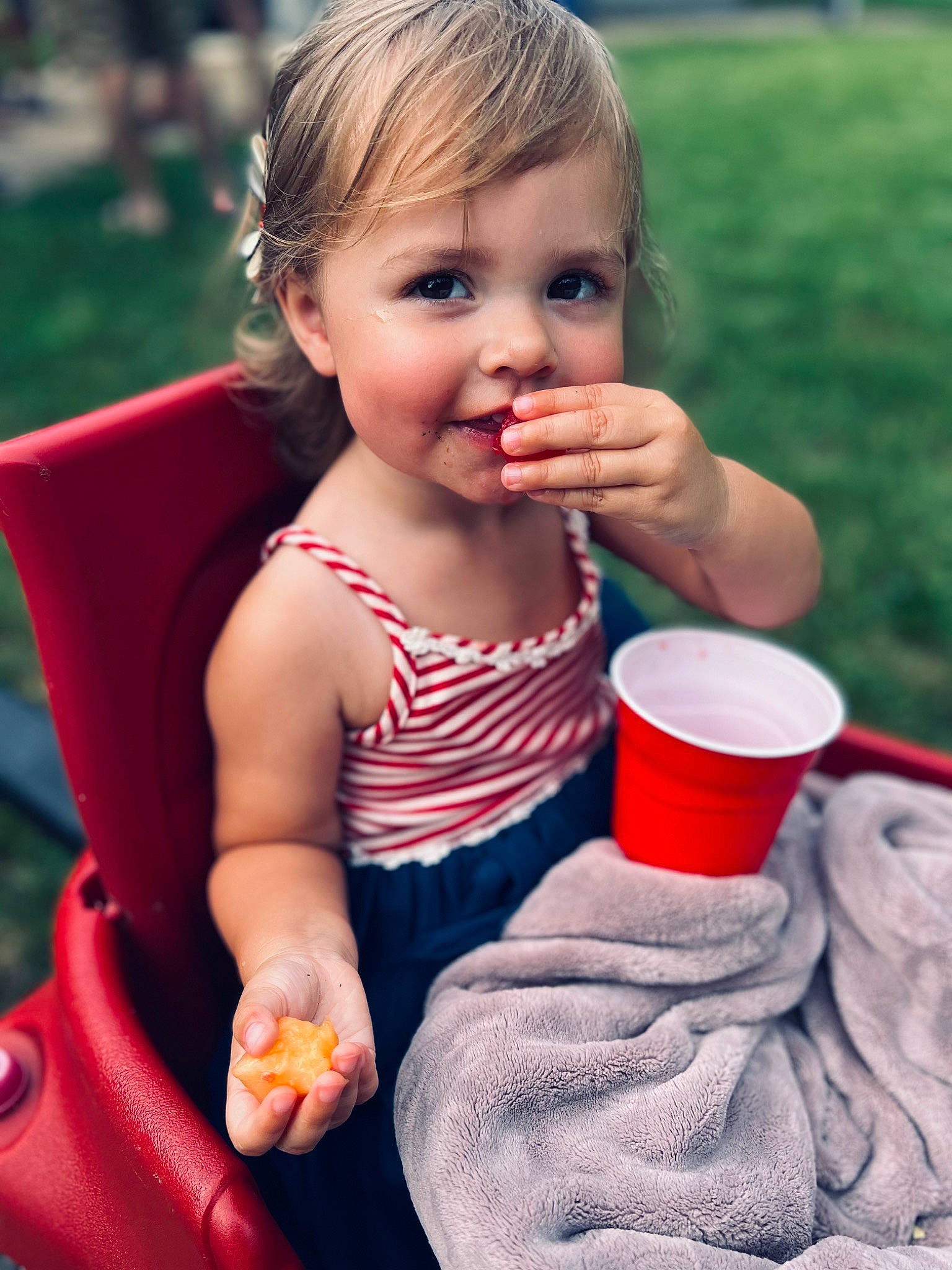 Tilly joined the competition — help win amazing prizes! arm, baby, baby_toddler_clothing, cheek, dress, face, facial_expression, finger, gesture, hairstyle, hand, happy, head, iris, joy, lip, mouth, nose, organ, person