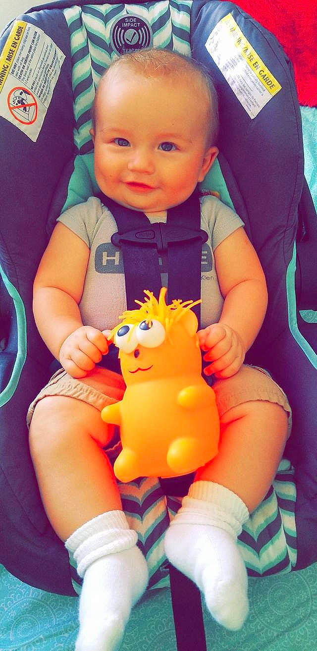 Franklin is registered to the contest to win money with this photo: baby_products, child, fun, infant, person, pink, play, product, skin, toddler, toy