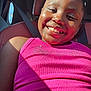 Londyn joined the competition — help win amazing prizes! child, smiling, car, seatbelt, pink_tank_top, sunlight, happy, portrait, face, person, casual, interior, seat, young, closeup, daylight, human, cute, relaxed, cheerful
