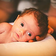Caroline is registered to the contest to win money with this photo: baby, bodypart, face, finger, hand, happy, head, mouth, newborn, person, photography, portrait, smile