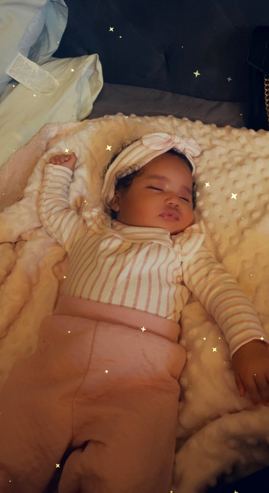 Brooklynn joined the competition — help win amazing prizes! baby, baby_products, baby_sleeping, baby_toddler_clothing, cheek, child, comfort, eye, eyebrow, face, head, human_body, iris, mouth, person, plastic_bag, shipping_box, skin, sleeve, thumb