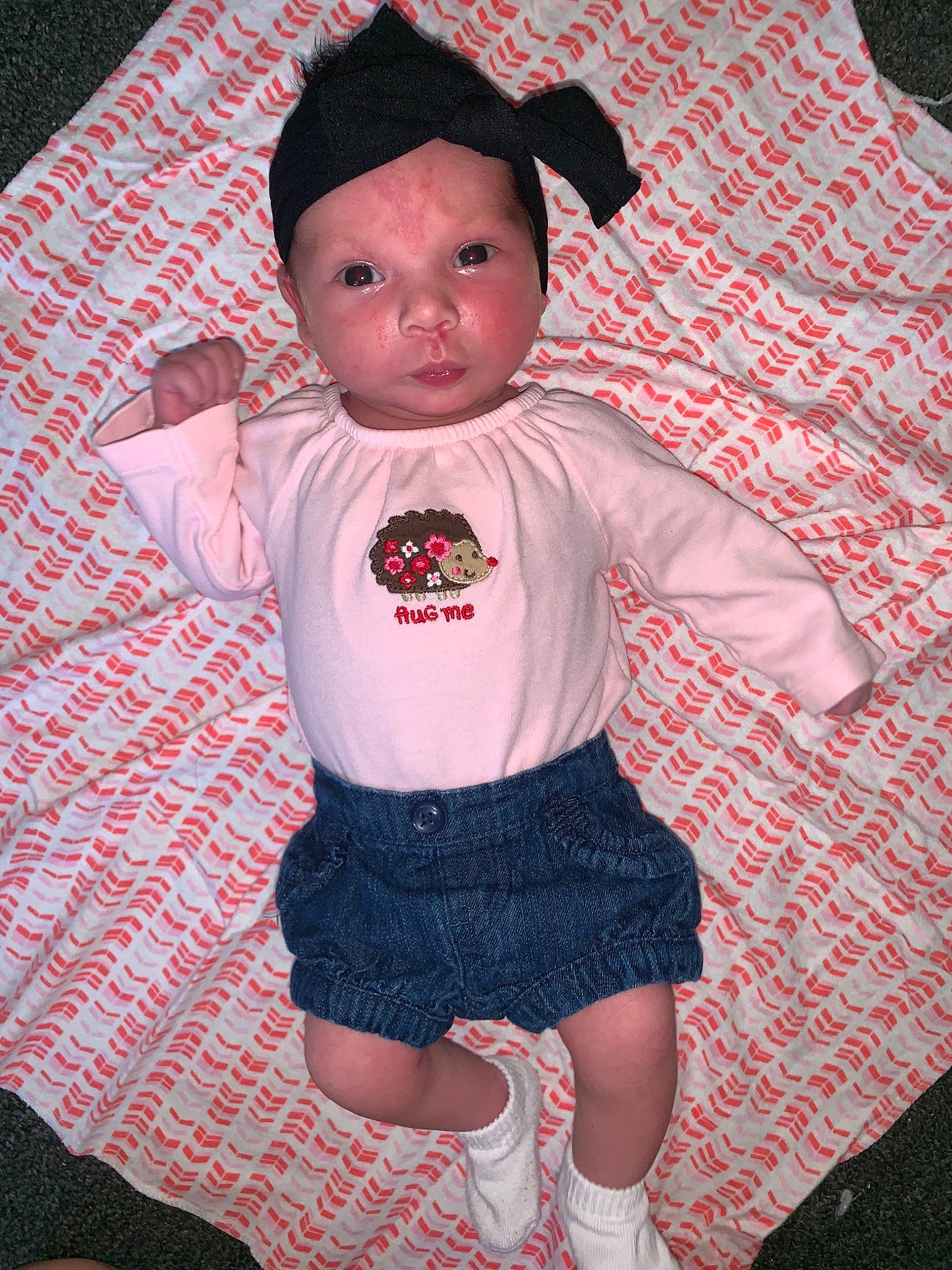 Ryatt joined the competition — help win amazing prizes! baby, baby_products, baby_toddler_clothing, child, clothing, headwear, person, pink, product, skin, sleeve, t_shirt, toddler