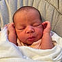 Kaira-Marcia joined the competition — help win amazing prizes! newborn, baby, sleeping, blanket, infant, face, hands, wrapped, closeup, peaceful, soft, skin, cute, resting, child, indoors, person, cozy, head, toddler