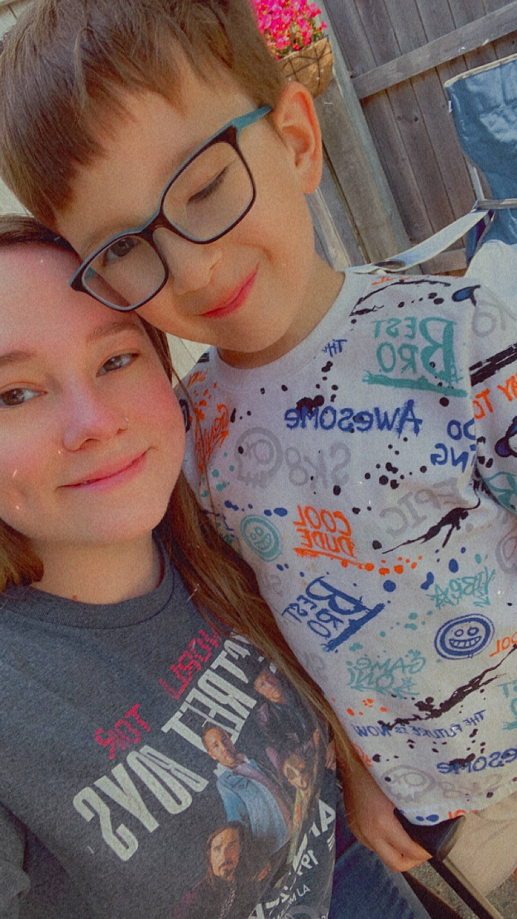 Emmett joined the competition — help win amazing prizes! cheek, chin, cool, eyewear, face, forehead, gesture, glasses, hairstyle, happy, head, interaction, joy, lip, mouth, nose, person, skin, sleeve, smile