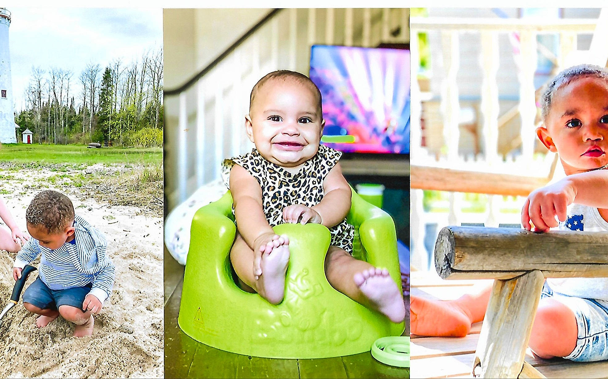 Lyric is registered to the contest to win money with this photo: baby, baby_toddler_clothing, child, fun, green, happy, interaction, joy, leisure, people_in_nature, person, photograph, plant, sharing, sitting, skin, sky, smile, t_shirt, toddler