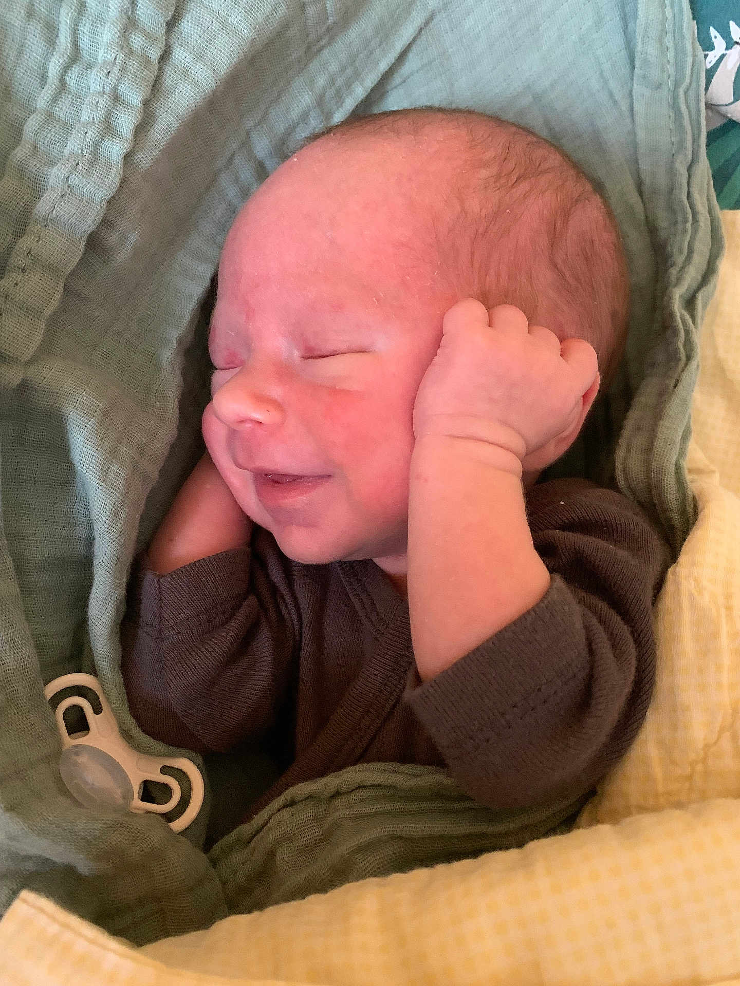 Emiliano a rejoint le concours — aidez-le/la à gagner de superbes lots ! newborn, baby, sleeping, smile, blanket, swaddle, infant, face, fist, cozy, soft, cute, peaceful, wrapped, clothing, child, skin, head, resting, comfort