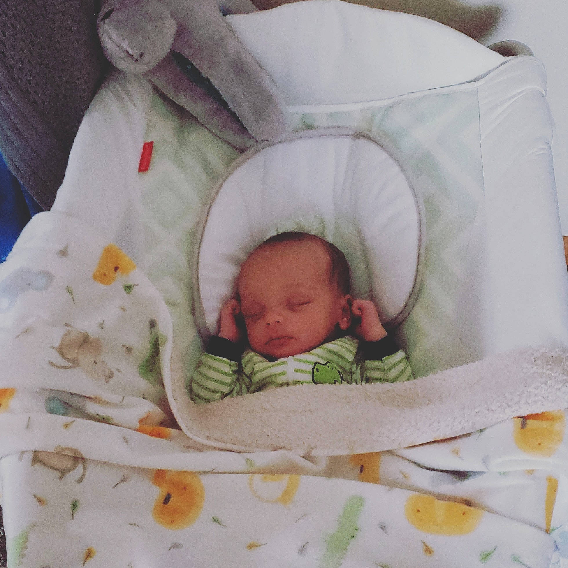 Kiernan joined the competition — help win amazing prizes! baby, baby_products, baby_safety, baby_sleeping, bed, bedtime, child, comfort, cradle, furniture, infant_bed, person, product, sleep