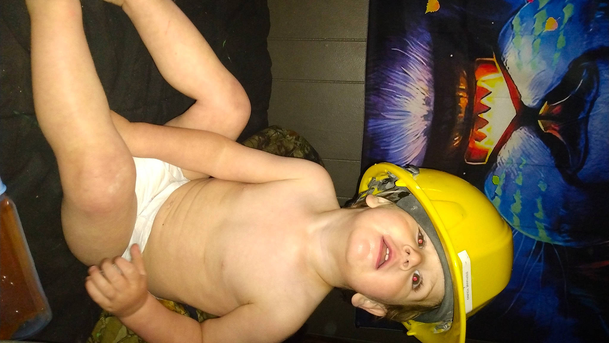 River joined the competition — help win amazing prizes! abdomen, barechested, chest, elbow, event, flash_photography, flesh, foot, fun, human_leg, knee, leisure, muscle, person, personal_protective_equipment, smile, sports_equipment, thigh, toddler, trunk