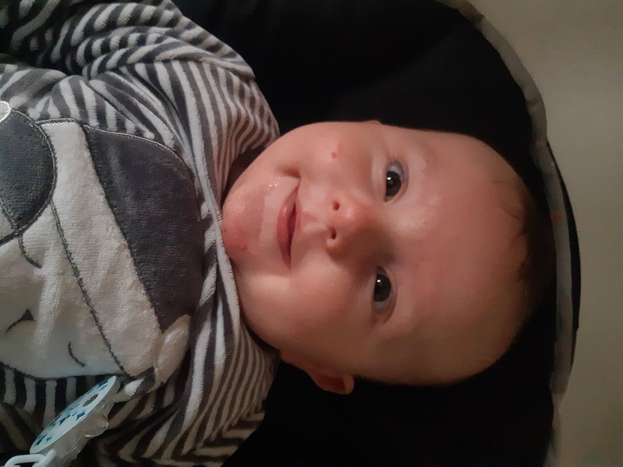 Elyo a rejoint le concours — aidez-le/la à gagner de superbes lots ! baby, baby_toddler_clothing, cheek, cool, eyebrow, eyelash, facial_expression, flash_photography, headgear, iris, joy, lip, mammal, mouth, nose, outerwear, person, skin, sleeve, smile