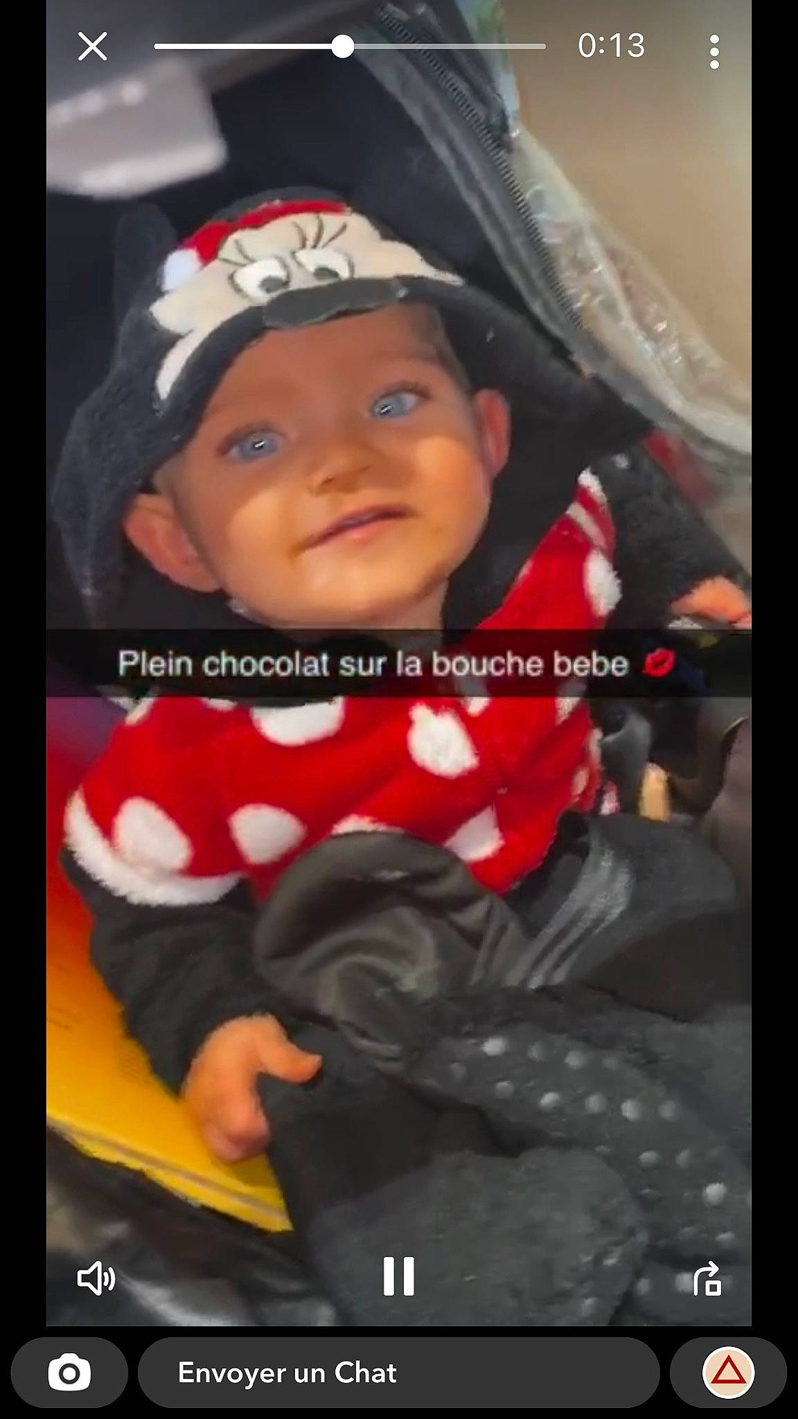 Ruby participe au concours pour gagner de l'argent avec cette photo : advertising, baby, baby_carriage, baby_products, baby_safety, beanie, cap, car_seat, carmine, cheek, child, fictional_character, font, fun, happy, headwear, person, personal_protective_equipment, photo_caption, sleeve