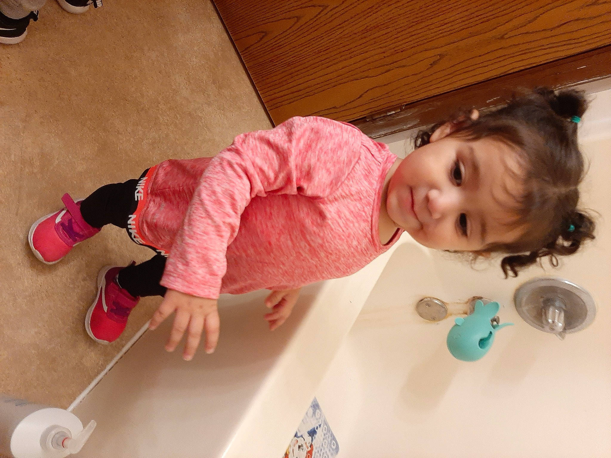 Caremi is registered to the contest to win money with this photo: baby, child, person, pink, play, toddler