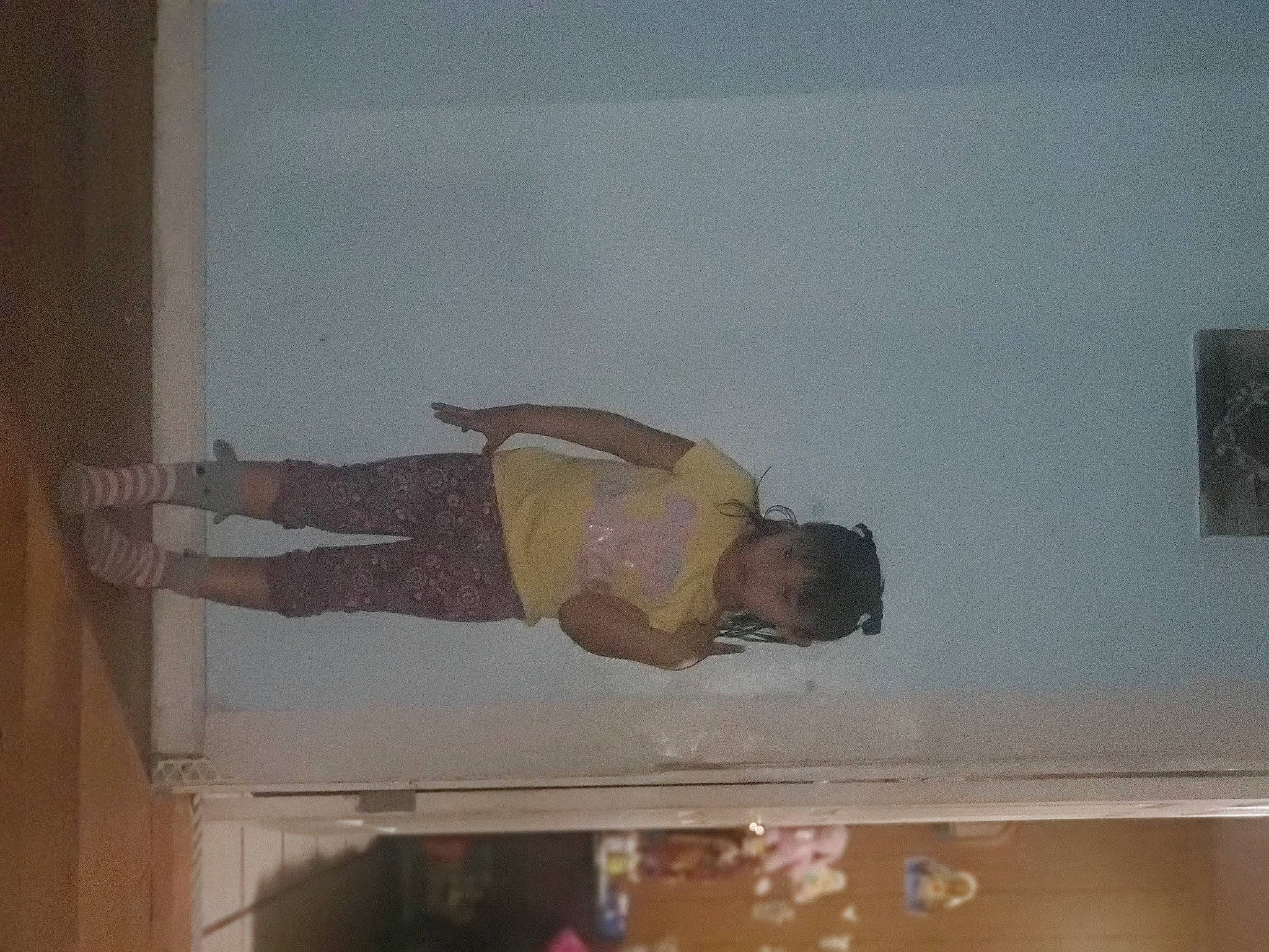 Emma-jean is registered to the contest to win money with this photo: beige, elbow, knee, paint, person, shoulder, snapshot, standing, waist, wrist