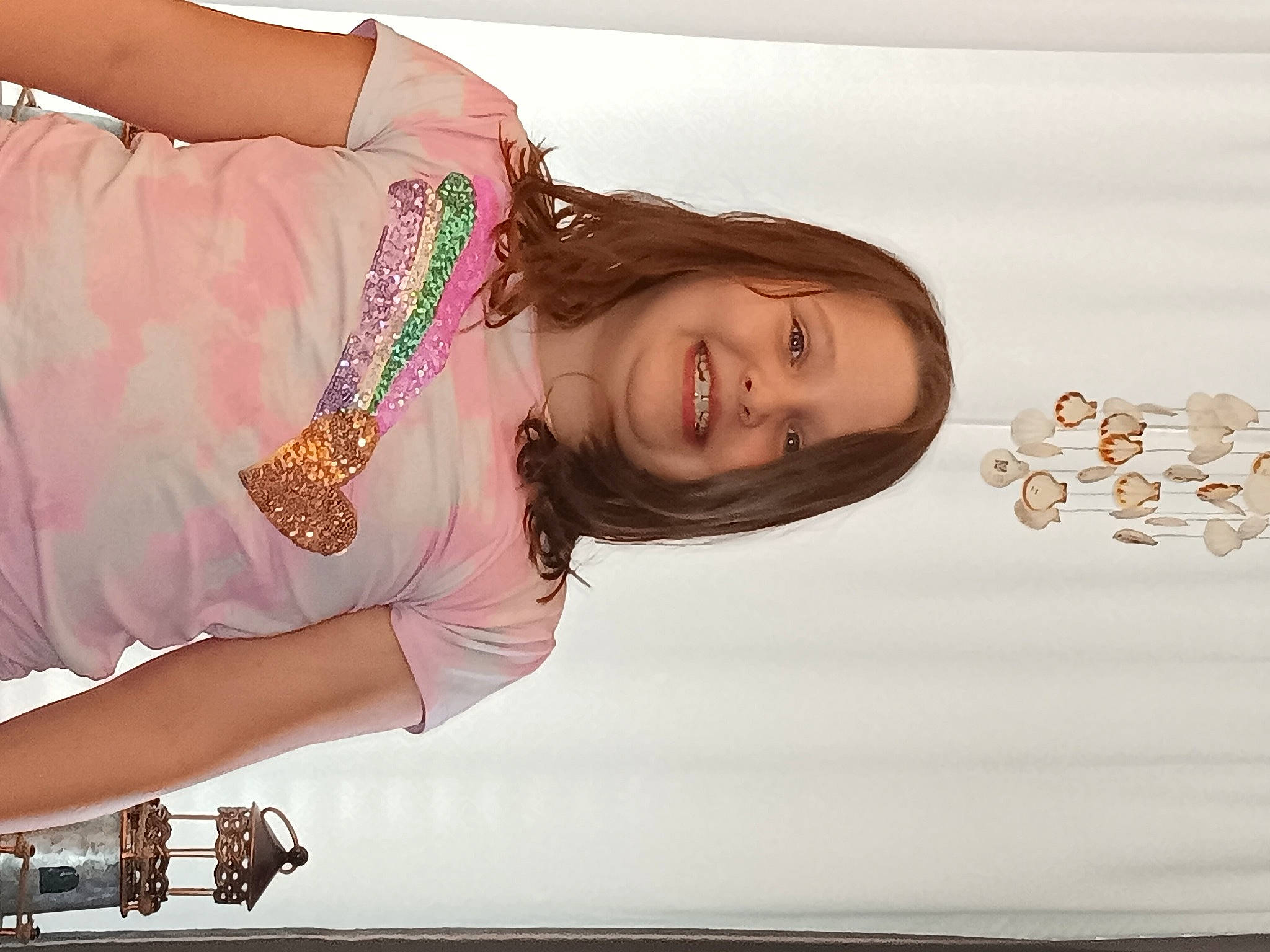 Layla joined the competition — help win amazing prizes! abdomen, bracelet, child, elbow, fashion_accessory, finger, flash_photography, fun, gesture, happy, human_leg, jewellery, joy, magenta, nail, pattern, person, photo_shoot, portrait_photography, sleeve