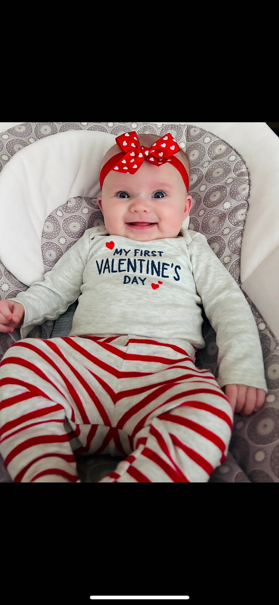 Brynleigh is registered to the contest to win money with this photo: baby, baby_products, baby_toddler_clothing, cap, child, clothing, cool, costume_hat, face, fashion_accessory, happy, head, headgear, headwear, joy, pattern, person, pink, sleeve, smile