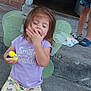 Aliveah joined the competition — help win amazing prizes! toddler, child, fairy_wings, yellow_toy, yawning, hand_on_face, purple_shirt, printed_pants, concrete_steps, brick_wall, doorway, older_child, outdoor, casual, candid, playtime, summer_clothes, cardboard_box, sidewalk, barefoot