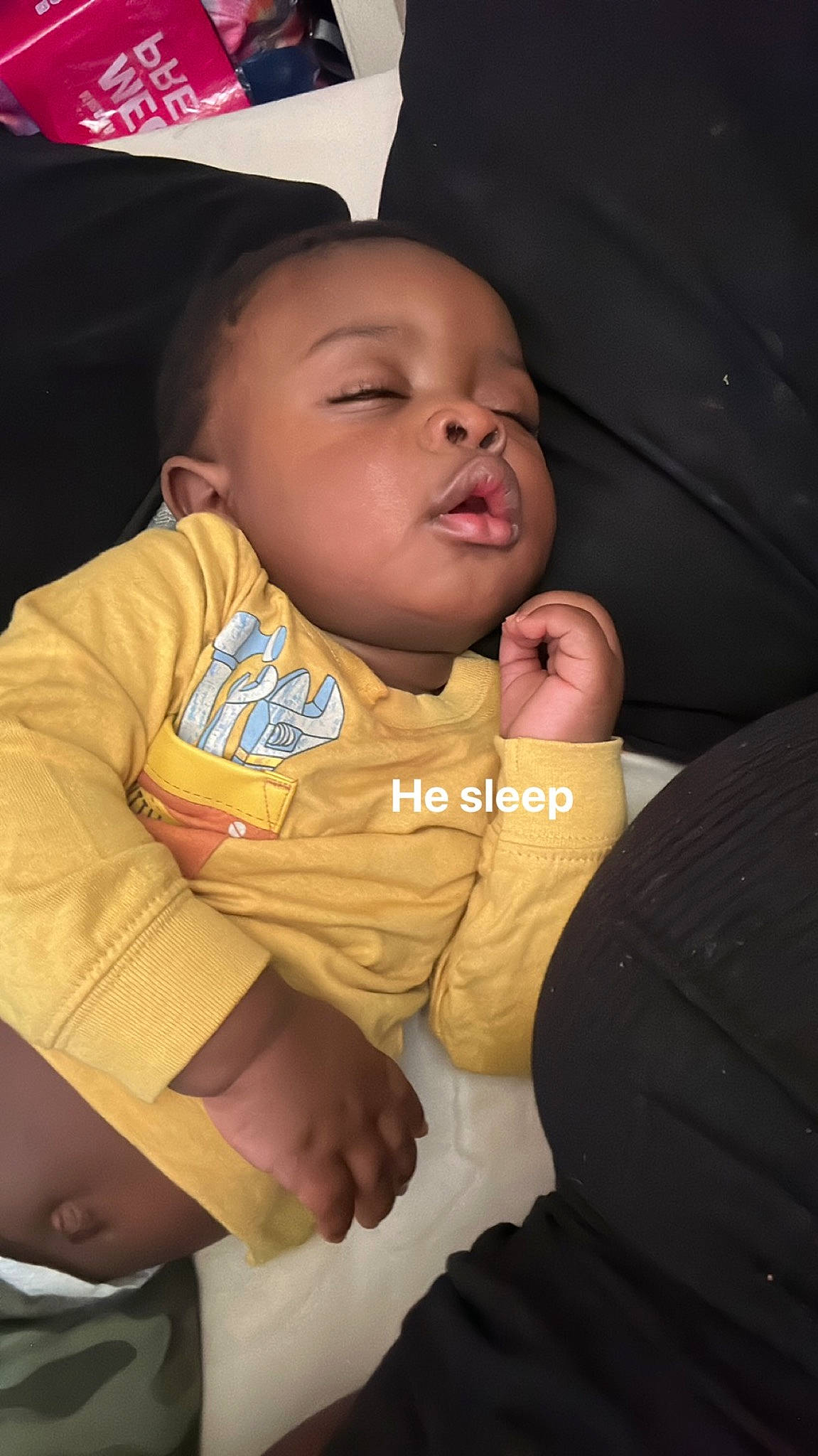 Jamylen Holloman joined the competition — help win amazing prizes! arm, baby, baby_toddler_clothing, cheek, chin, comfort, eye, finger, gesture, hand, happy, head, human_body, mouth, nose, person, skin, sleeve, smile, thumb