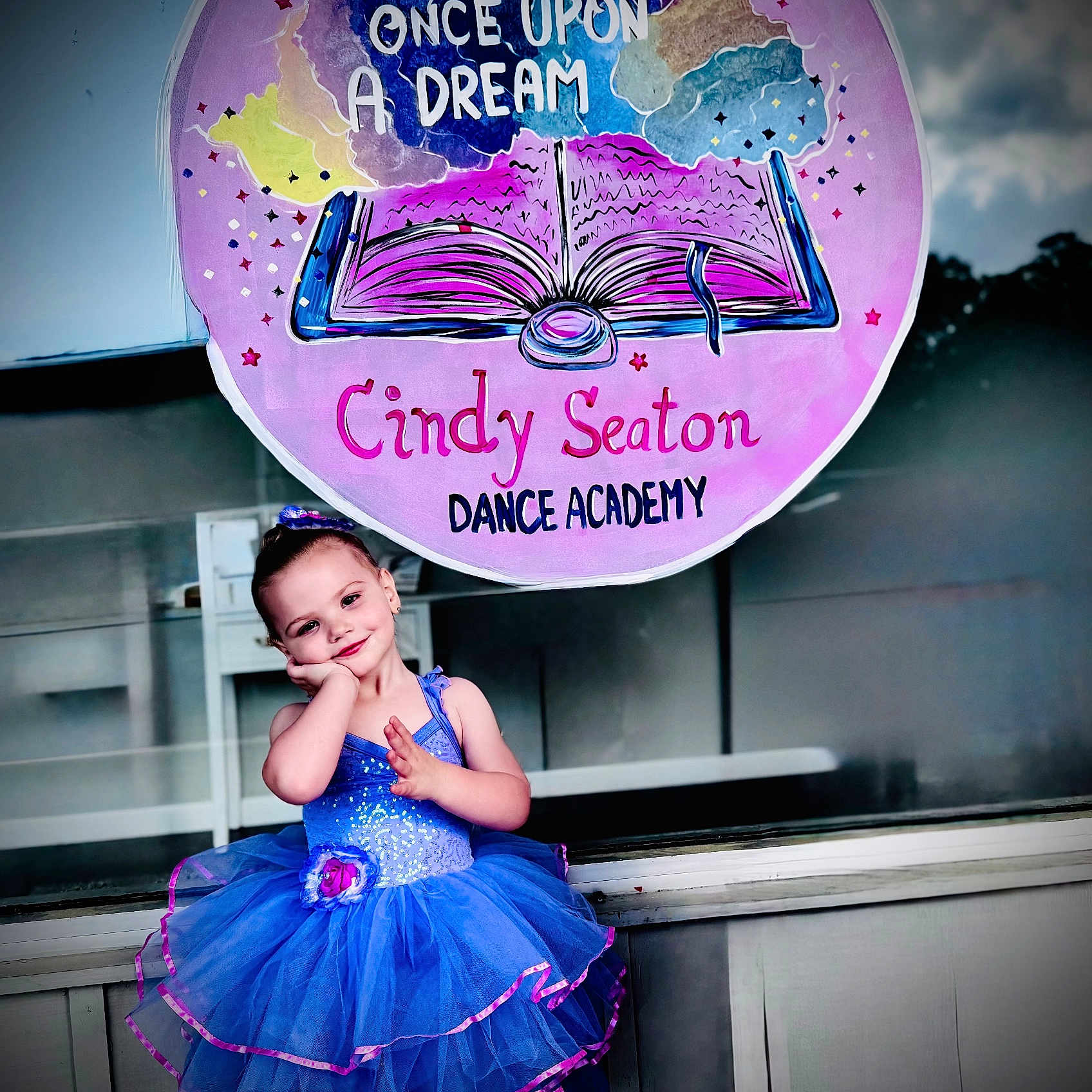Paisleigh joined the competition — help win amazing prizes! balloon, child, clothing, costume, cream, dessert, dress, eveningdress, face, female, food, formalwear, girl, head, icecream, people, person, photography, portrait, purple