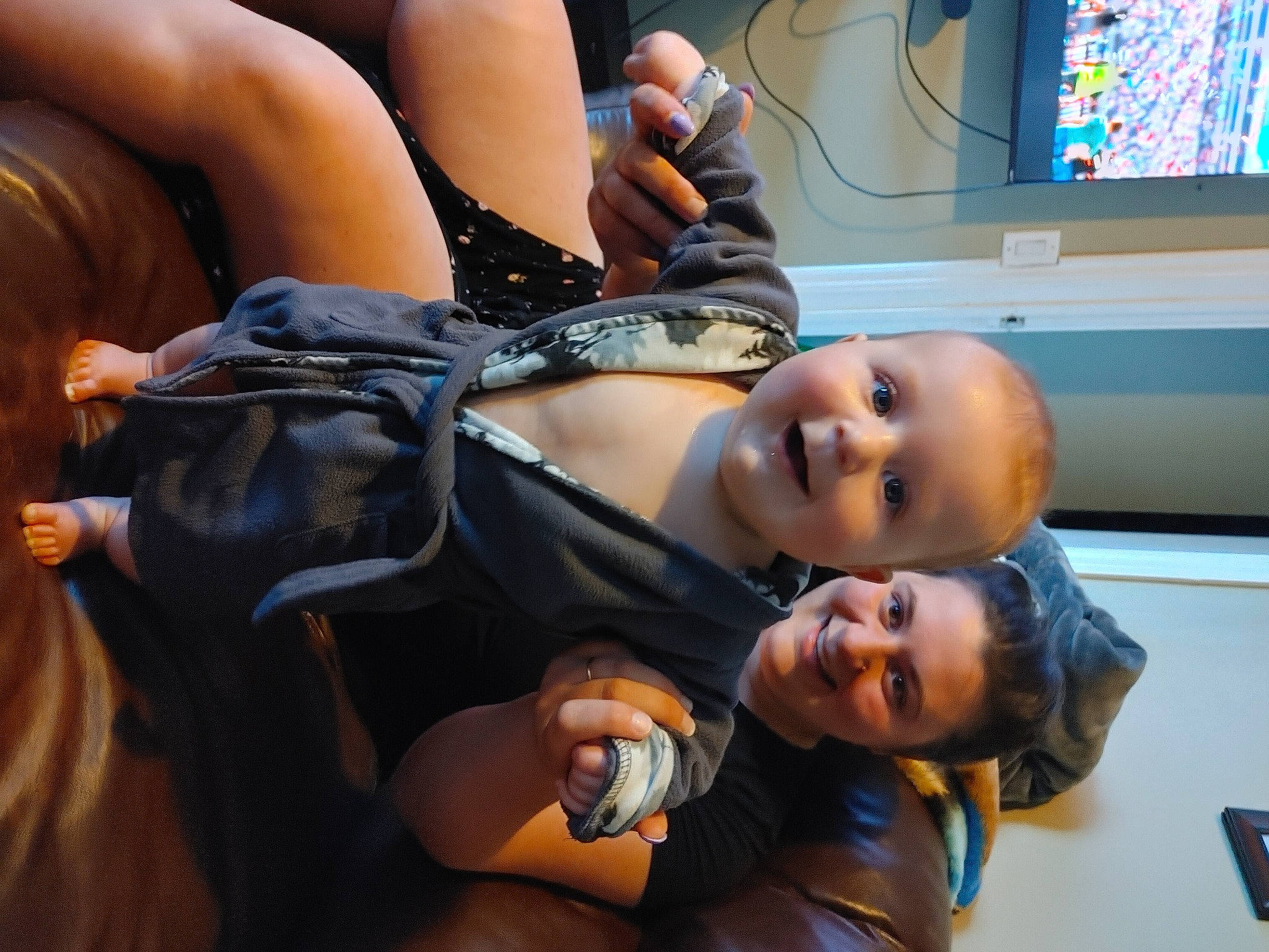 Laine joined the competition — help win amazing prizes! abdomen, arm, audio_equipment, baby, black_hair, chest, child, event, eyewear, fun, happy, jewellery, joint, joy, mouth, person, room, sitting, smile, thigh