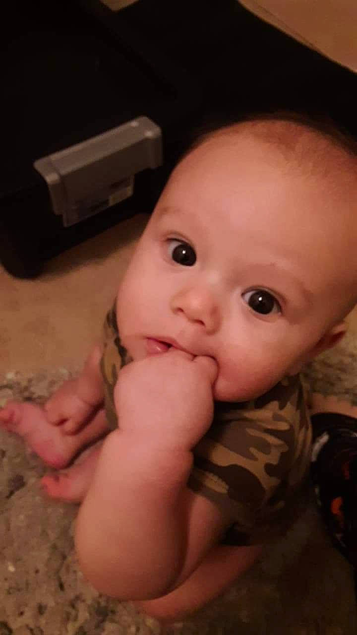 Cayde joined the competition — help win amazing prizes! cheek, child, face, finger, hand, head, infant, iris, lip, mouth, nose, person, skin, toddler